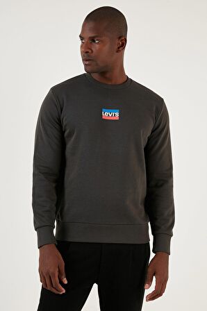Levi's Erkek Pamuklu Regular Fit Bisiklet Yaka Sweat Erkek Sweatshirt - A2824