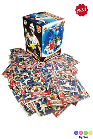 Süper Yıldızlar Mekanik Adamlar En Son Sezon Futbolcu Kartları 150 Paket 3'lü (450 KART) 2025 Sezonu