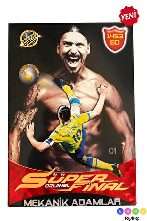 Süper Yıldızlar Mekanik Adamlar En Son Sezon Futbolcu Kartları 150 Paket 3'lü (450 KART) 2025 Sezonu