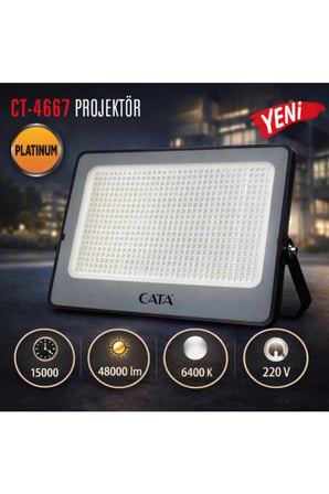 Ct 4667 800W LED Projektör Beyaz Işık 6400K