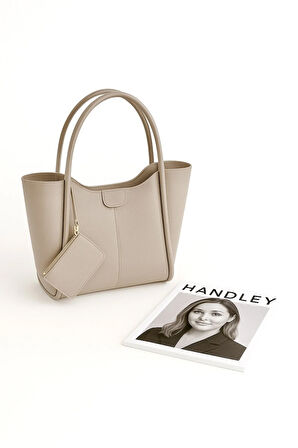 Lüks Büyük Kapasiteli Suni Deri Omuz Çantası