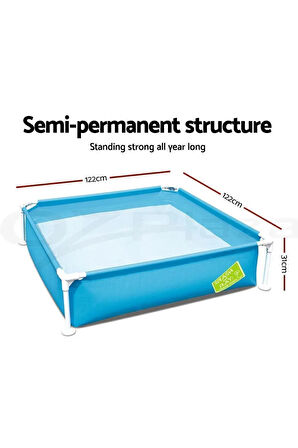 İNTEX mini prefabrik havuz 122x122x30cm IH57173