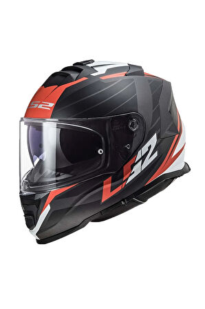 Storm 2 Nerve Mat Siyah-kırmızı Kask