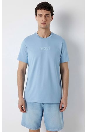 M0612732 Logo Baskılı T-Shirt Erkek Tişort