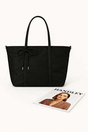 Luxe Bow Tote Omuz Çantası