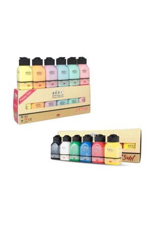 6x75ml CANLI + PASTEL Renkler Akrilik Boya Seti