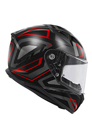 GİVİ KASK 50.7 PROTON MAT TITANIUM-KIRMIZI