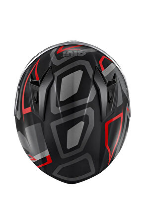 GİVİ KASK 50.7 PROTON MAT TITANIUM-KIRMIZI
