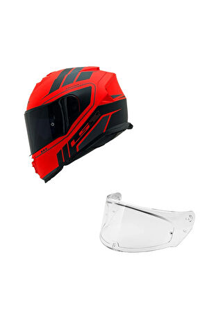 STORM 2 FIST MAT TURUNCU-SİYAH KASK SİYAH CAM
