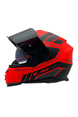 STORM 2 FIST MAT TURUNCU-SİYAH KASK SİYAH CAM