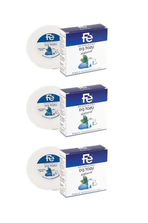 50 g-Natural/Herbal 3 Adet Diş Tozu