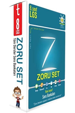 Tonguç 8. Sınıf LGS Tüm Dersler Zoru Bankası Seti Tonguç Akademi