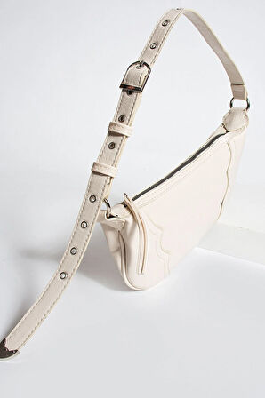 Omuz çantası  baget zımbalı çanta