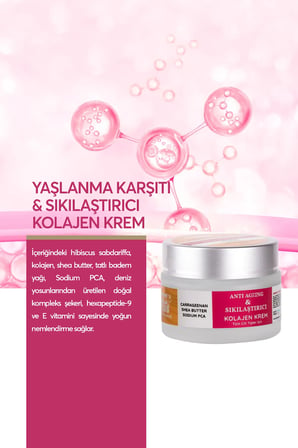 Yaşlanma Karşıtı & Sıkılaştırıcı Kolajen Krem 50ml