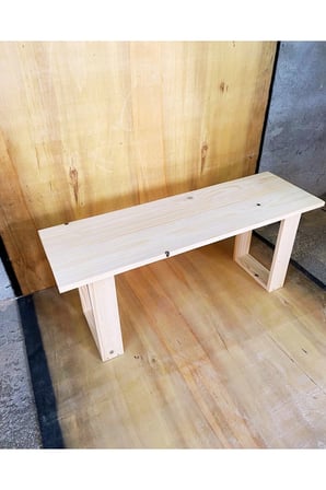 DizyWood Masif Ahşap Bank Bench – Dekoratif Oturma Bankı