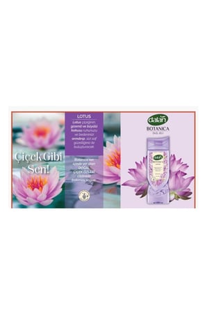 Duş Jeli Botanica Lotus 450 Ml x 3 Adet