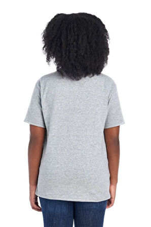 LUNAVISTA Kadın Kırmızı Kalp Baskılı Oversize T-shirt