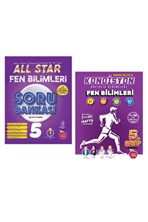 Newton Yayınları 5.sınıf All Star Fen Bilimleri Soru Bankası + Fen Bilimleri Kondisyon Deeneme 37 Ha