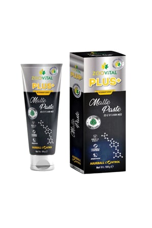 Plus Malte Paste 100 gr Tüy Yumağı Önleyici Vitamin D3 E Vitamini İçeren Malt Macun
