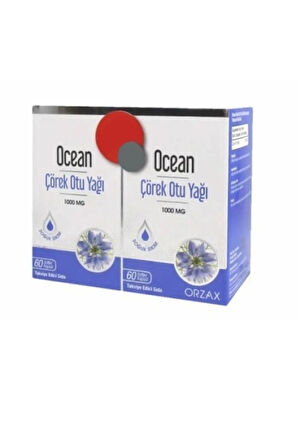 Ocean Çörek Otu Yağı 60 Kapsül 2 Adet
