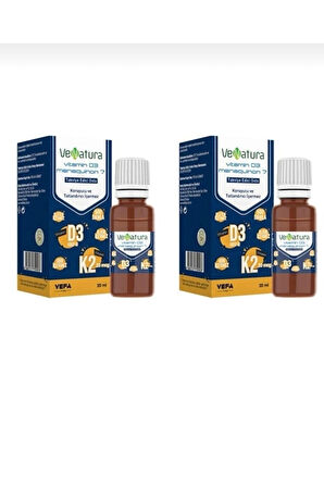 Venatura D3 K2 Damla 20 ml 2 Adet