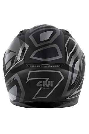 50.7 Proton Mat Tıtanıum-siyah Kask