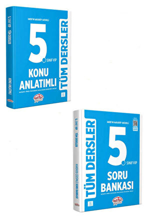 Editör Yayınları 2025 5.Sınıf Tüm Dersler Konu Anlatımı ve Soru Bankası Seti