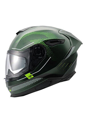 Y.100r Baron Kapalı Motosiklet Kaskı