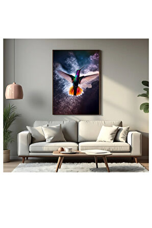 Çerçevesiz Poster Sinek Kuşu "coco"