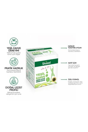 Shazel Yeşil Kahve | Slim&Fit | 3 gr | 8 Adet