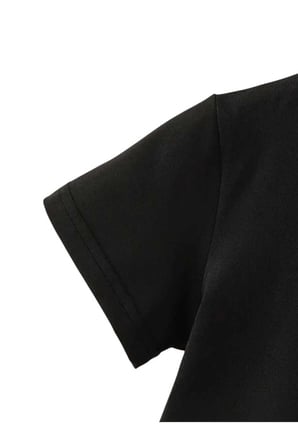 Baskılı Bisiklet Yaka Erkek ve Kız Çocuk Takımı Pamuklu T-shirt ve Şort, Yazlık Konforlu Takım