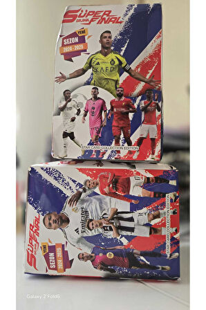 Futbolcu Kartları 2025 %100 Futbolcu (300 ADET) 100 Paket Son Seri Premium