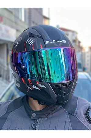 Rapıd 2 Clawn Mat Siyah-gri-kırmızı Kask