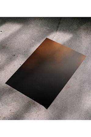 Çerçevesiz Poster, Dijital Baskı Soyut - Bakır , Salon Ofis Dekorasyon , Poster