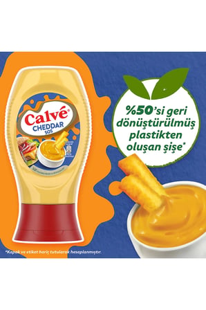 Calve Cheddar Sos 240 Gr x 2 Adet