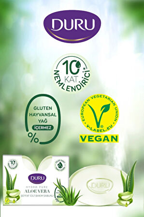 Hydro Pure Aloevera 6 Adet Sabun 3x270 gr Duş Lifi Ile Birlikte