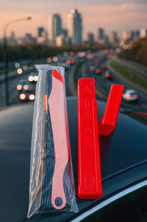 Carvorio 2'li E Belgeli Reflektör Seti – Katlanabilir, Yüksek Görünürlük, TÜVTÜRK Uyumlu