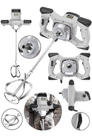 Alman Mx-3000 Bakir Sargi 6 Kademe Devirli Ayarlı Elektirikli Alçı Boya Ve Harç Karıştırıcı Mikser