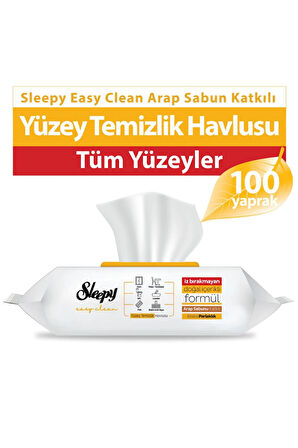 Yüzey Temizleme Havlusu Arap Sabunlu 100 Yaprak