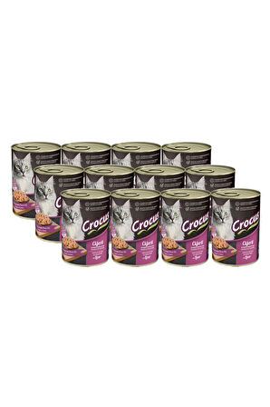 Yetişkin Kedi Ciğerli Yaş Mama 400 gr 12 Adet Güncel Sk Gönderilir.