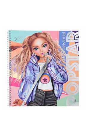 Popstar Boyama Ve Çıkartma Defteri 0411878-a