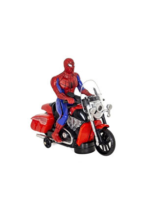 Ultimate Spiderman Motosikletli Örümcek Adam Işıklı Sesli Hareketli