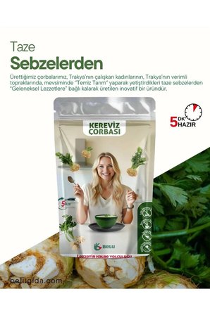 Hafifleten Seri Çorba Seti3 Paket x 60 Gram Pestisit ve Aflatoksin Analizli