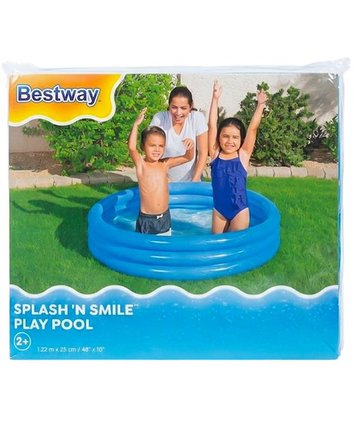 Bestway Renkli Şişme Çocuk Havuzu Mavi 51025