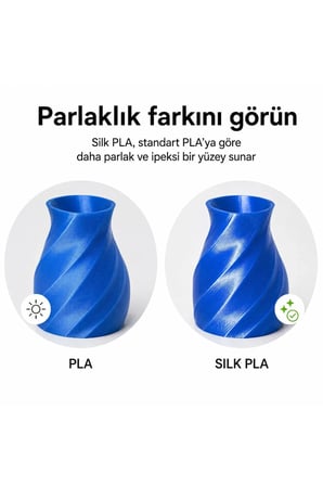 Silk Mavi PLA+ Premium Filament