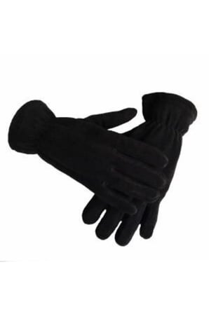 Unisex Siyah Termal Kışlık Kaliteli Polar Eldiven L-m