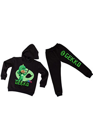 Çocuk Eşofman Takımı Pamuklu Kumaş Kapüşonlu Unisex