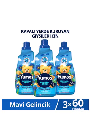 Yumoş Açık Hava Etkisi Konsantre Çamaşır Yumuşatıcısı  1440 Ml x3