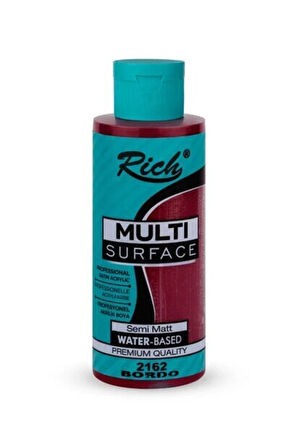 Multi Surface Akrilik Boya 120cc Bordo N:2162