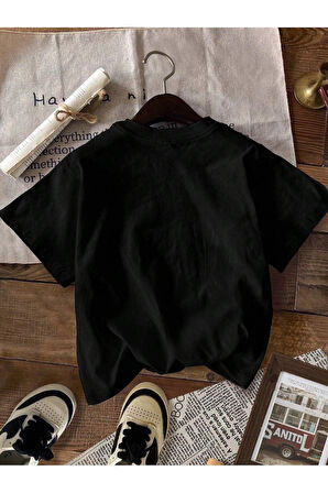 Unisex Dreamy Spirit Baskılı Oversize T-shirt